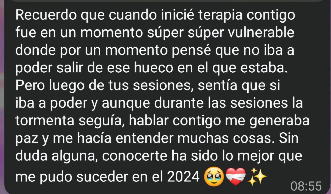 Testimonio real de una paciente 3 de 5